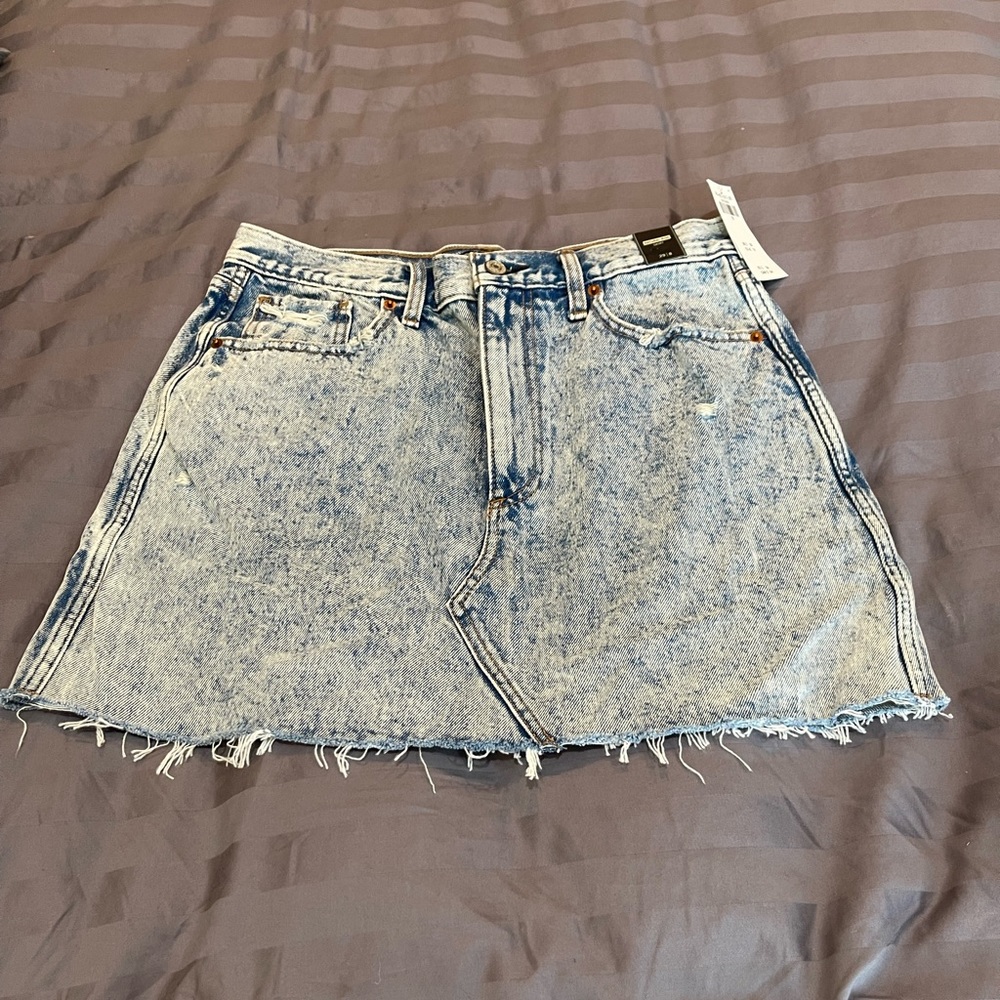 Denim Mini Skirt